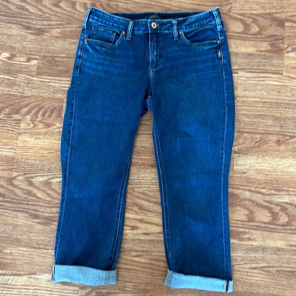 SILVER SUKI Capri denim crop jeans - Picture 3 of 7